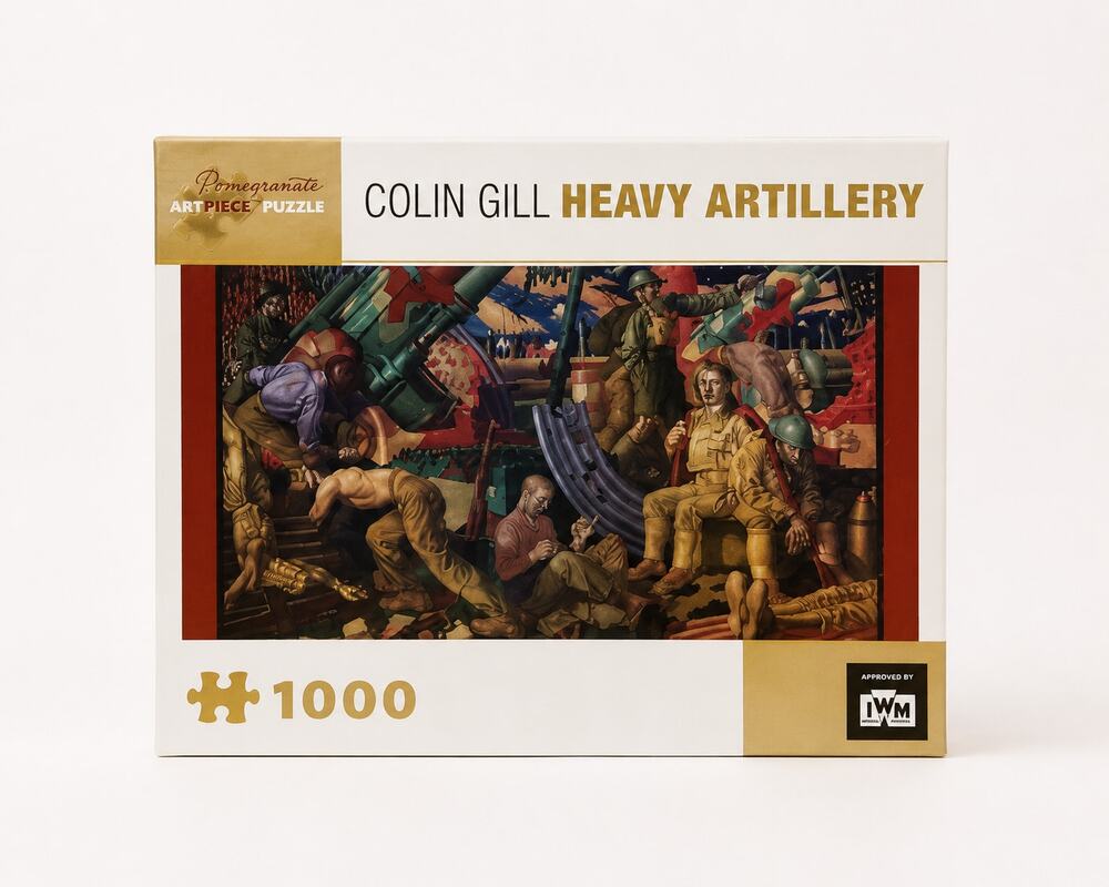 Pomegranate Heavy Artillery 1000 Piece Jigsaw Puzzle NIB Colin Gill WWI Art